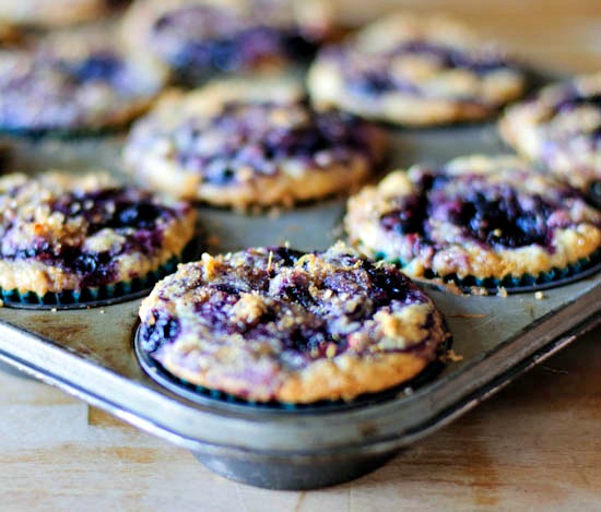 blueberry swirl muffins | healthy green kitchen