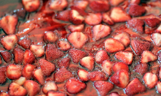 roasted strawberry agua fresca | healthy green kitchen