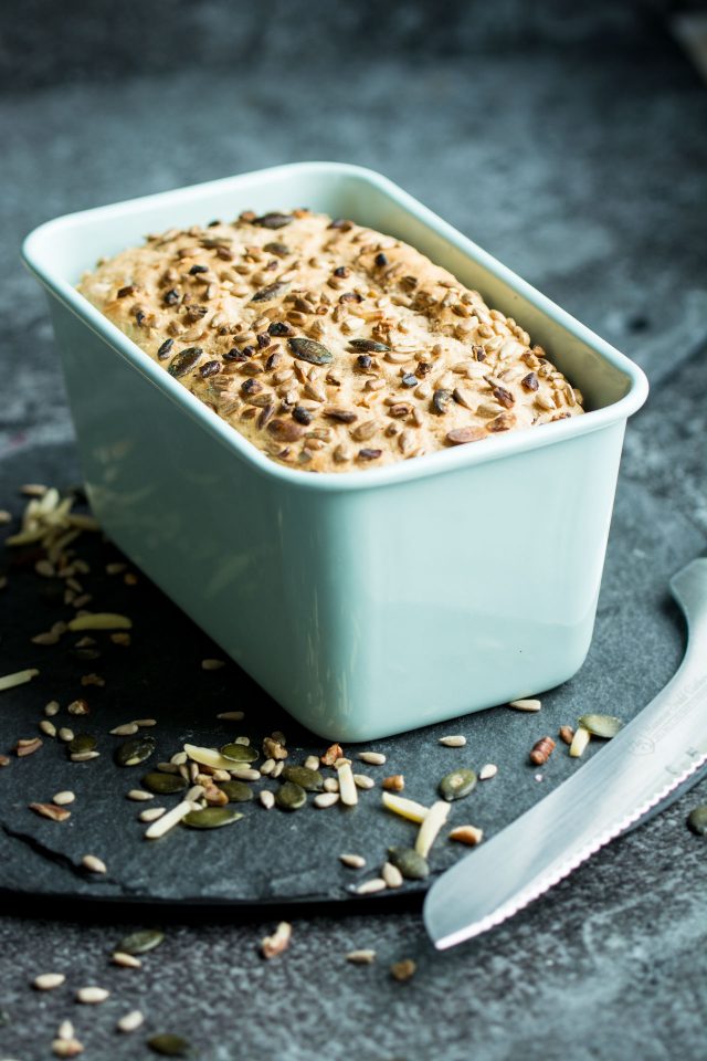A healthy, wholewheat spelt loaf. Try making your own homemade bread to give your sandwiches a whole new level of amazingness this week!